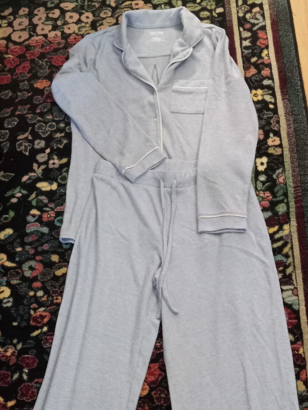 Haven Light Blue Women's Two-Piece Pajama Set - Picture 4 of 5